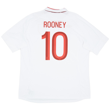 Maillot Domicile Angleterre 2012-13 Rooney #10 (XXL)