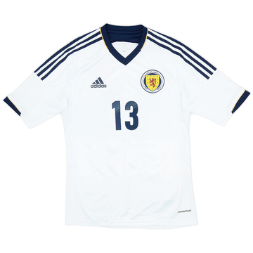 2012-14 Scotland Maillot extérieur édition joueur #13 - 10/10 - (S)