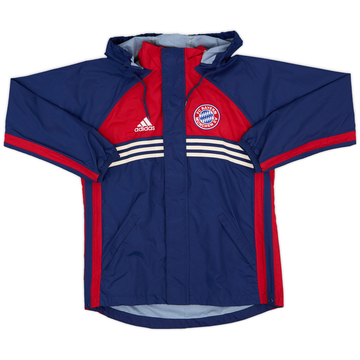 1998-00 Bayern Munich adidas Veste de pluie à capuche - 6/10 - (XL.Boys)