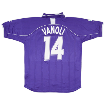 Maillot de match domicile Fiorentina 2000-01 Vanoli #14