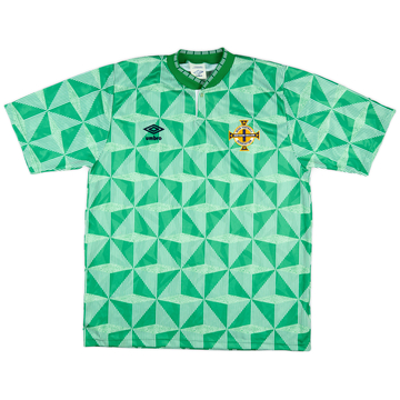1990-92 Northern Ireland Maillot domicile - 8/10 - (L)