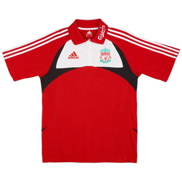 2007-08 Liverpool adidas Polo - 7/10 - (S)