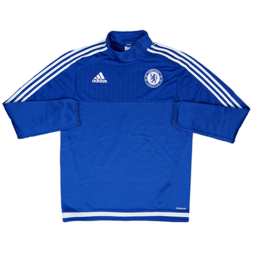 2015-16 Chelsea adidas Haut d'entraînement 1/4 zip - 8/10 - (M)