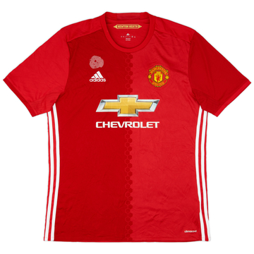 2016-17 Manchester United Maillot domicile - 5/10 - (L)