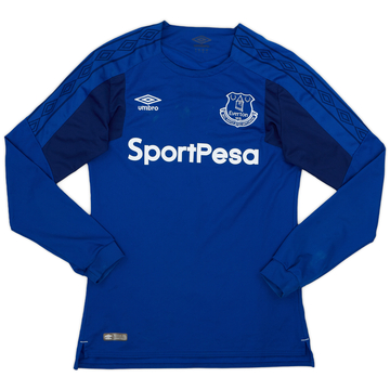 2017-18 Maillot domicile manches longues Everton - 8/10 - (S)