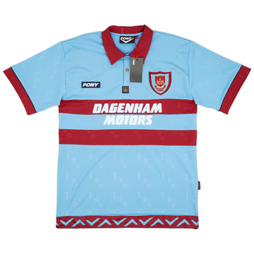 1995-97 West Ham Pony Réédition maillot extérieur centenaire