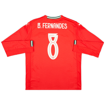 2025-26 Portugal Maillot Domicile ML B.Fernandes #8