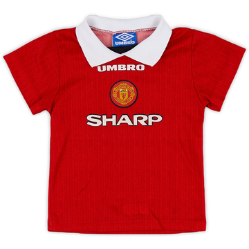 1996-98 Manchester United Maillot Domicile - 9/10 - (S. Garçon)