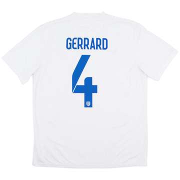 2014-15 England Maillot domicile Gerrard #4 - 8/10 - (L)
