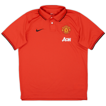 2014-15 Manchester United Nike Polo - 8/10 - (XL.Boys)