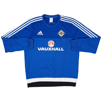 2016-17 Northern Ireland adidas Haut d'entraînement - 9/10 - (L)