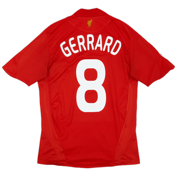 2008-10 Maillot domicile Liverpool Gerrard #8 - 6/10 - (S)