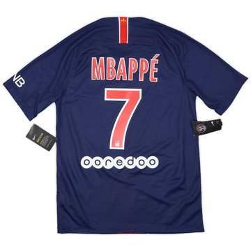 2018-19 Paris Saint-Germain Maillot domicile Mbappe #7 (S)