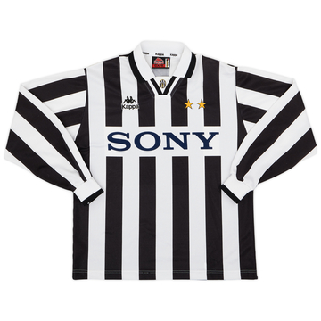 1995-97 Juventus Maillot Domicile Manches Longues - 8/10 - (S)