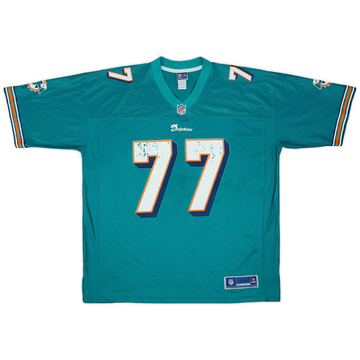 Maillot domicile NFL Pro Line 2012 Miami Dolphins Long #77 - 5/10 - (XXL)
