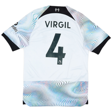 2022-23 Liverpool Maillot extérieur Virgil #4 - 10/10 - (S)