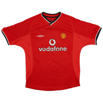 2000-02 Manchester United Maillot domicile - 8/10 - (M.Boys)