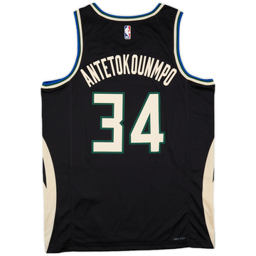2022-25 Milwaukee Bucks Antetokounmpo #34 Jordan Swingman Maillot Alternatif (L)