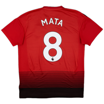 2018-19 Manchester United Maillot domicile Mata #8 - 5/10 - (M)