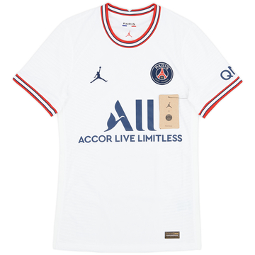 2021-22 Paris Saint-Germain Maillot Authentique Quatrième (XS)