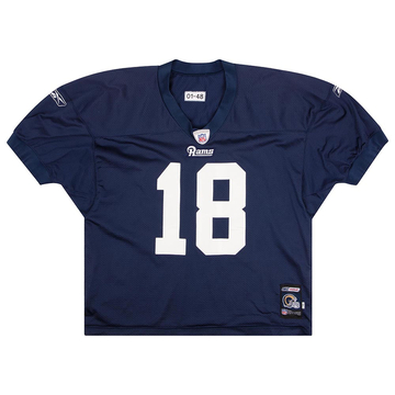 2001 St. Louis Rams #18 Maillot d'entraînement authentique Reebok XL