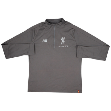2018-19 Liverpool Haut d'entraînement 1/4 zip - 7/10 - (L)