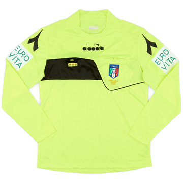 2017-18 Italy Diadora Maillot Arbitre L/S - 8/10 - (M)