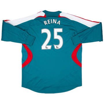 2007-08 Liverpool Maillot GK Reina #25 - 8/10 - (XXL)