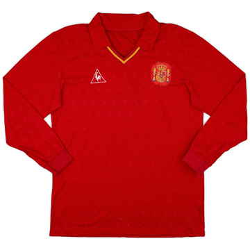 Maillot porté en match Espagne Domicile Manches Longues 1991 #14