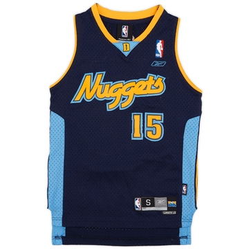 2005-06 Denver Nuggets Anthony #15 Reebok Maillot Swingman Alternate - 6/10 - (S.Boys)