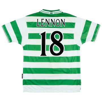 1999-01 Celtic Maillot domicile Lennon #18 - 5/10 - (L)