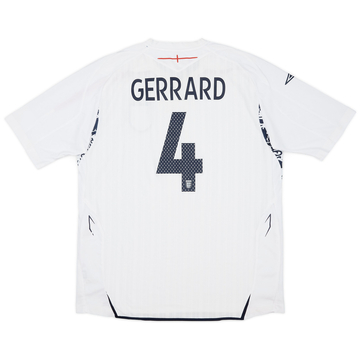 2007-09 England Home Shirt Gerrard #4