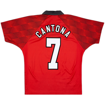 1996-98 Manchester United Maillot Domicile Cantona #7 - 8/10 - (Y)