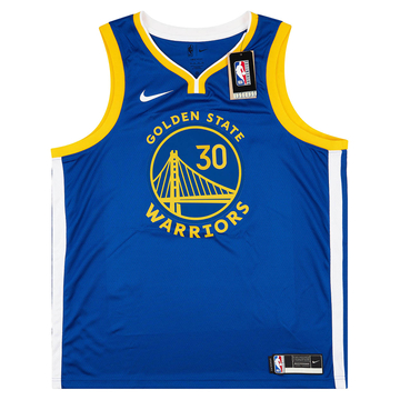 2017-24 Golden State Warriors Curry #30 Nike Swingman Maillot extérieur (M)