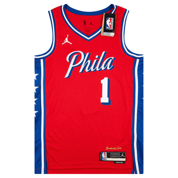 2022-23 Philadelphia 76ers Harden #1 Jordan Swingman Maillot alternatif (S)
