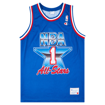 1992 NBA All-Star Game Team West #1 Maillot Champion (Excellent) M