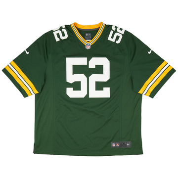 2012-18 Green Bay Packers Matthews #52 Nike Maillot de match domicile (Excellent) XXL