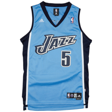 2006-10 Utah Jazz Boozer #5 adidas Maillot Swingman Alternate (Très bon état) S