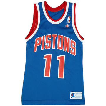 1991-94 Detroit Pistons Thomas #11 Champion Maillot extérieur (Excellent) S