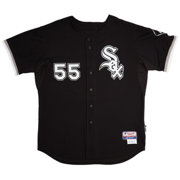 2007 Chicago White Sox Molina #55 Maillot alternatif Majestic édition équipe (Excellent) XXL