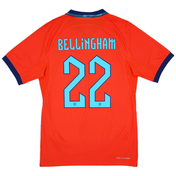 2022-23 England Maillot Extérieur Authentique Bellingham #22 - 10/10 - (S)