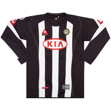 Maillot de match Udinese 2004-05 Coppa Italia Domicile ML Pieri #26 (v AC Milan)
