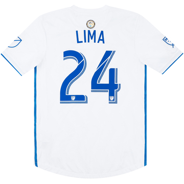 2018 San Jose Earthquakes Maillot de match extérieur Lima #24 (contre Manchester United)