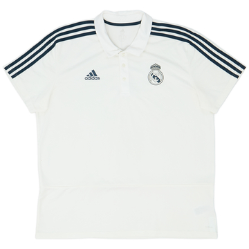 2018-19 Real Madrid adidas Polo - 9/10 - (XXL)