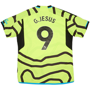 2023-24 Arsenal Maillot extérieur Authentique G.Jesus #9 (XL)
