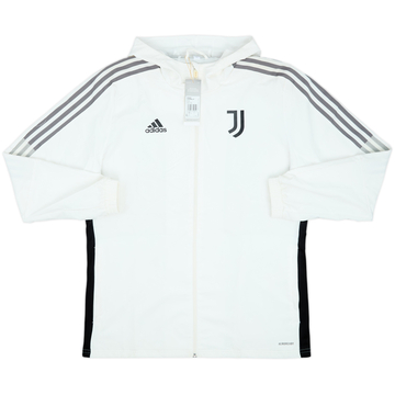 2021-22 Juventus adidas Veste de survêtement à capuche (L)