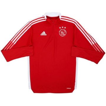 2021-22 Ajax adidas Haut d'entraînement 1/4 Zip - 10/10 - (S)