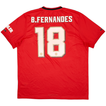 2019-20 Manchester United Maillot domicile B.Fernandes #18 - 5/10 - (XL)