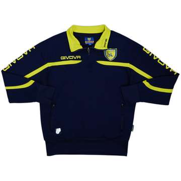 2017-18 Chievo Verona Givova Haut d'entraînement 1/4 Zip - 4/10 - (XL)