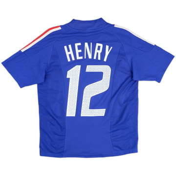 2002-04 France Maillot Domicile Henry #12 - 8/10 - (Y)